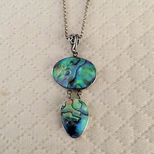 Abalone and Sterling Silver Necklace